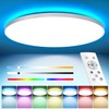 LED Ceiling Light Dimmable with Remote Control 24 W RGB