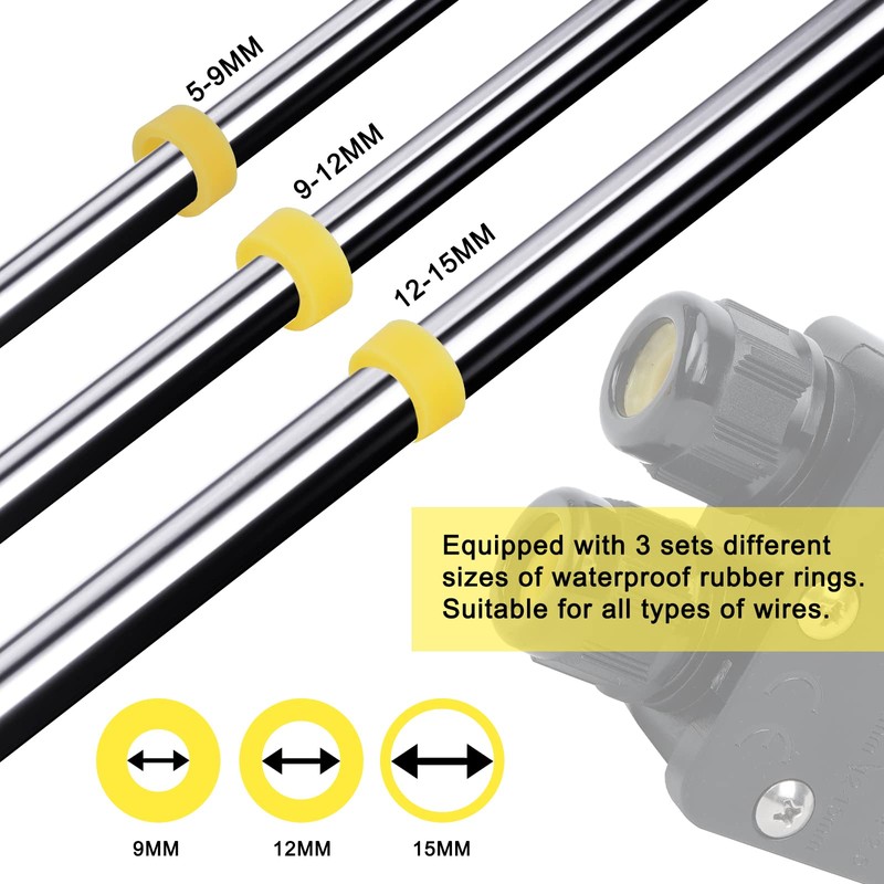 Junction Box Waterproof Junction Box Outdoor Waterproof Junction Box IP68,