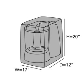 Covermates Keepsakes - Blender Cover – Dust Protection - Stain Resistant - Washable – Appliance Cover, Red