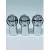 3X Silver Pill Box STASH Container Safe on a Metal