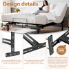 Universal Bed Headboard Brackets, Adjustable Bed Base for Twin/King/Queen/Full Size