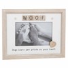 Shudehill Giftware Scrabble Sentiments Frame - Dog Photo Frame