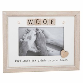 Shudehill Giftware Scrabble Sentiments Frame - Dog Photo Frame