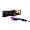 Fusion Ceramic Hair Straightening Brush in Purple