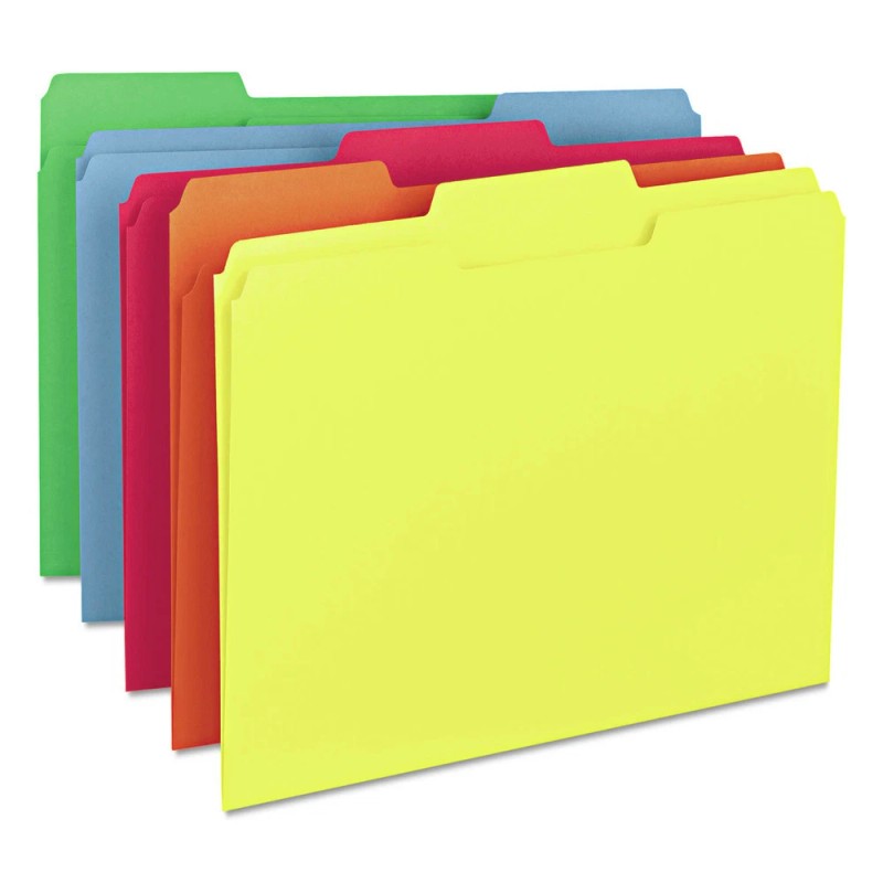 Smead 11943 1/3-Cut Tabs 0.75 in. Expansion File Folder -