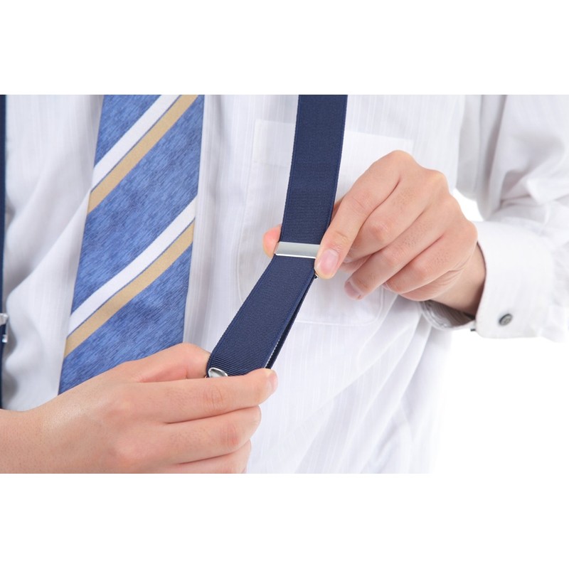 Peace Kobo Suspenders, 1.2 inches (30 mm) X Shape, Mambo