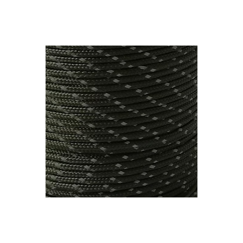2mm Paracord Reflective Micro Cord Strong Bushcraft Lanyard Camping Hiking