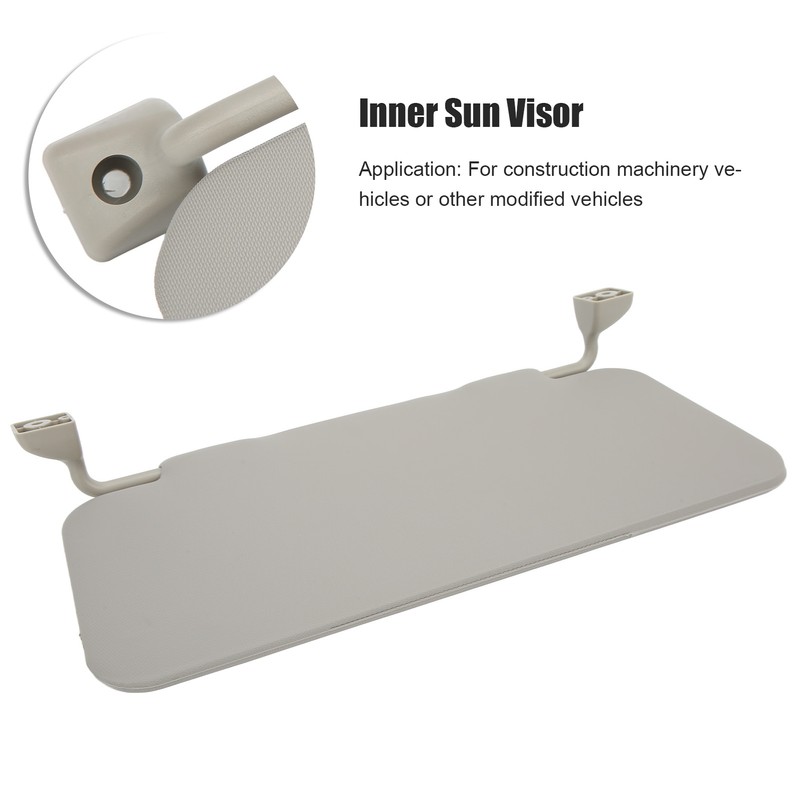 Engineering Vehicle Sun Visor Gray ABS Plastic Interior Sunproof for