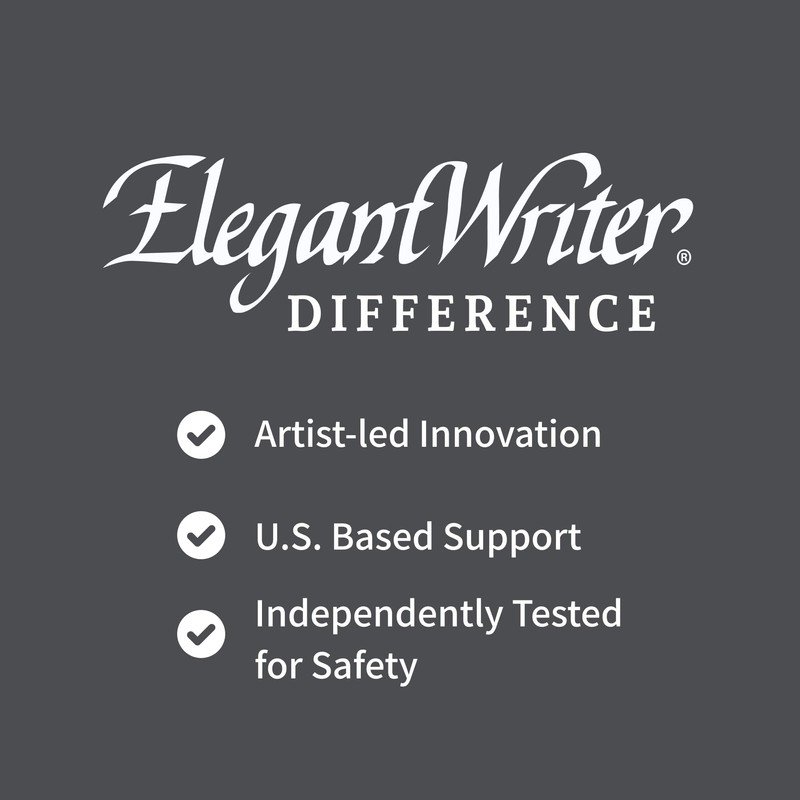 Speedball Elegant Writer Acid-Free Non-Toxic Water Based Calligraphy Marker, Chisel
