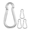 M METERXITY 4-Pack Spring Snap Hooks, M5 304 Stainless Steel