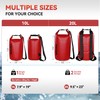 MARCHWAY Floating Waterproof Dry Bag Backpack 5L/10L/20L/30L/40L, Roll Top Sack