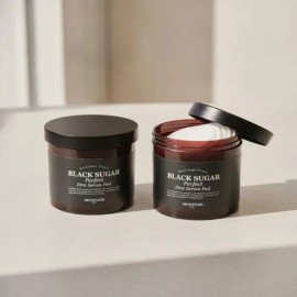 SKINFOOD Perfect First Serum 60 Sheets 4107835 Black Sugar Pads Set of 2 / SKINFOOD 퍼펙트 첫 세럼 60매 4107835 블랙슈가 패드 2개 세트