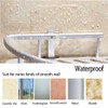 Hawsam No Drilling Bathroom Corner Shelves, Aluminum 2 Tier Shower