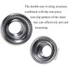 Pack of 10 Bicycle Axle Nuts, M9 Bicycle Wheel Nuts