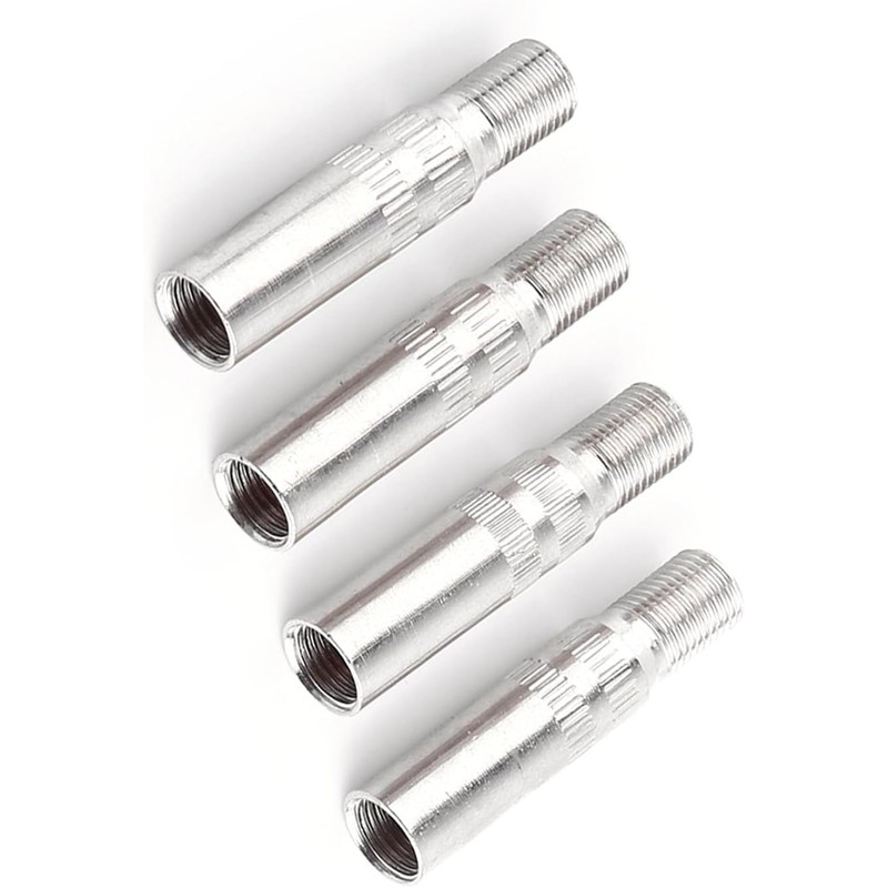 Valve Extender, 4 Pcs Tire Valve Extension, Brass Length, 1.5