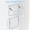2 Pcs Wall Mount Clothes Drying Rack 26 X 31.5