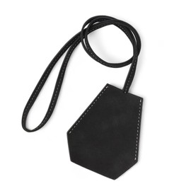 LIBERTAD ldck-001 Crochet Faux Suede Key Case Key Necklace Key Ring, Black