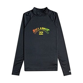 Billabong™ Arch C4MY58BIP2 Long Sleeve Rash Guard with UPF 50 for Men, black