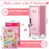 Vercraft Mini Locker with Lock Keys Stickers 10.8inch Small Storage