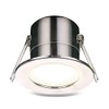 Luceco F-Eco GU10 Standard Fixed Dimmable Downlight, 5 Watts, 3000K