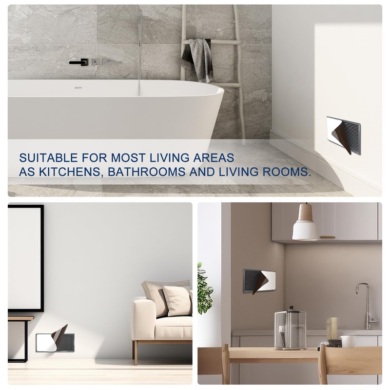 3 Pack Strong Magnetic Vent Covers for Home Ceiling, 5.5x12