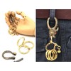 [XP Design] Brass Brass Crown Dragon Key Chain Key Ring