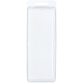Collecting Warehouse Clear Plastic Clamshell Package/Storage Container, 6.125" H x 2" W x 1.25" D, Pack of 100