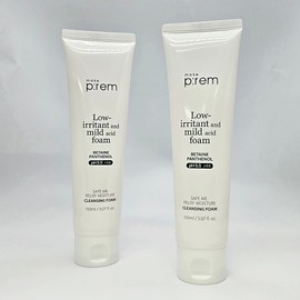 MakePrem (1+1) Make Prem Safe Me Relief Moisture Cleansing Foam Double Plan (150ml+150ml) / (1+1) 메이크프렘 세이프미 릴리프 모이스처 클렌징폼 더블기획 (150ml+150ml)