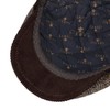 LIERYS Darnsell Harris Tweed Flat Cap - Brown Cap (54-61