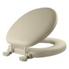 Mayfair Toilet Seat Rnd SFT Bone