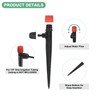 M METERXITY 20-Pack Drip Irrigation Emitters Sprayers, Drippers on 5"/13mm