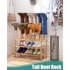 viewcare Boot Rack with Shoe Rack, Boot Rack Organizer Tall