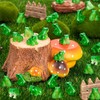 SYOZPXY 60 Mini Resin Frogs, Miniature Green Resin Frog Statues,