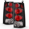 AmeriLite Black Replacement Brake Tail Lights Set For Chevy Express