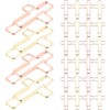 TEHAUX 100pcs Cross Shaped Paper Clips Decorative File Clips for