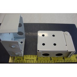 Box Mounting Brackets for 2" Wood Blinds or Faux Wood Color White