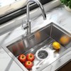 Upgraded 3in1 Kitchen Sink Drain Strainer & Sink Stopper,304 Stainless