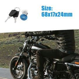 A ABSOPRO Motorcycle Scooter Cylinder Security Sitting Lock with 2 Keys