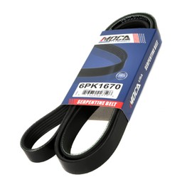 MAXWIN 6PK1670 EPDM Serpentine Belt fit 2014-2018 for Ram 1500 3.6L, 2014-2019 for Dodge Charger 3.6L, for Chrysler 300 3.6L, 2003-2007 for Ford F-350 Super Duty 6L, 2015-2017 for Lexus NX200t 2L