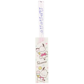 Sanrio 490565 Pochacco with Peachan's Clear Chopsticks Light Pink