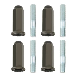 LT Easiyl 2 Set M6 Exhaust Pipe Stud Nut Bolt Set GY6 50cc 110cc 125cc 140cc 160cc 200cc for Pit Dirt Bike Quad ATV 4 Wheeler Dune Buggy Motors