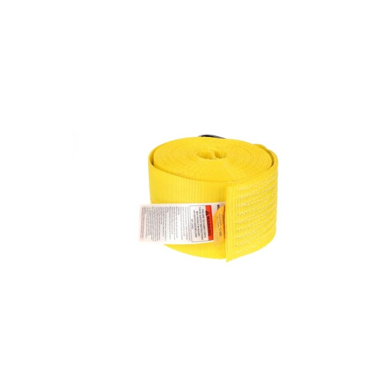 Ancra 43795-10-27 Flat Hook Winch Strap, 4-Inch by 27-Feet