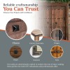 Borderland Rustic Hardware 100 Pack Square Pyramid Door Clavos Decorative