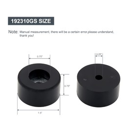 Thaekuns Air Compressor Isolator Pads - 8 Pack Replacement Rubber Feet 192310GS for Coleman Powermate, Sanborn & More - Also Ideal for Speaker Cabinets, Computer Desk, Sofa Cushions (E106661, D091007)