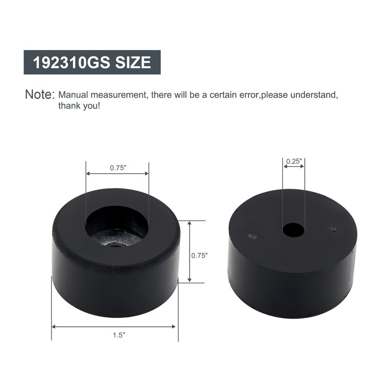 Thaekuns Air Compressor Isolator Pads - 8 Pack Replacement Rubber