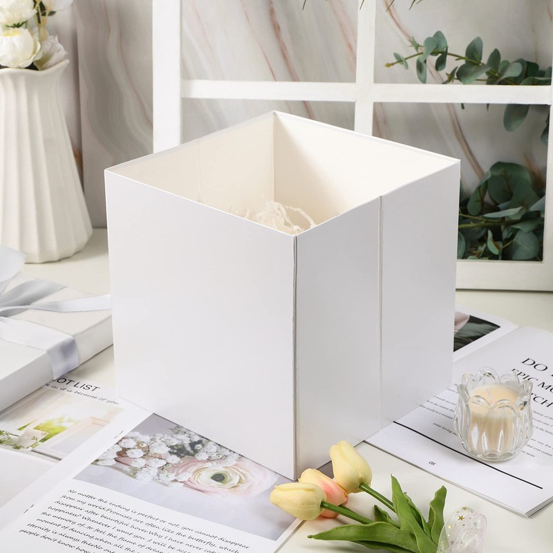 RUSPEPA Medium Birthday Gift Box with Lids, Ribbon and Tissue