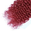 99J Bundles Human Hair Burgundy Water Wave 3 Bundles Red