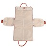 Keenso Rolling Garment Bag, Soft Leather Travel Bag with Detachable