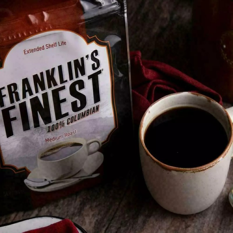 Franklins Finest Franklin's Finest Survival Crisis Preppers Coffee-60 Servings 30
