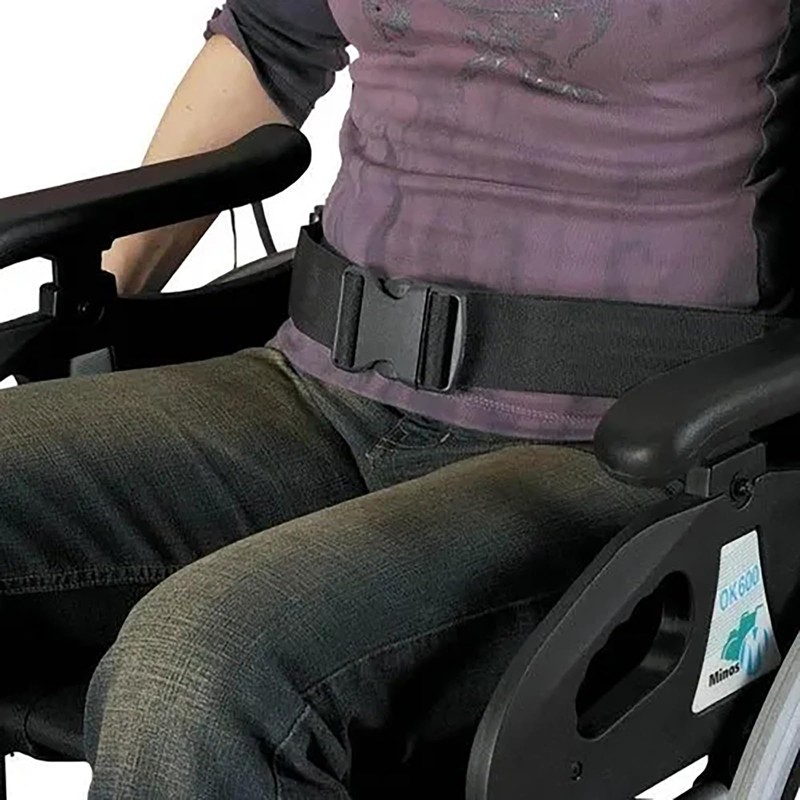 Wheelchair Safety Strap Seat Belt, 80" Adjustable, Easy to Install,